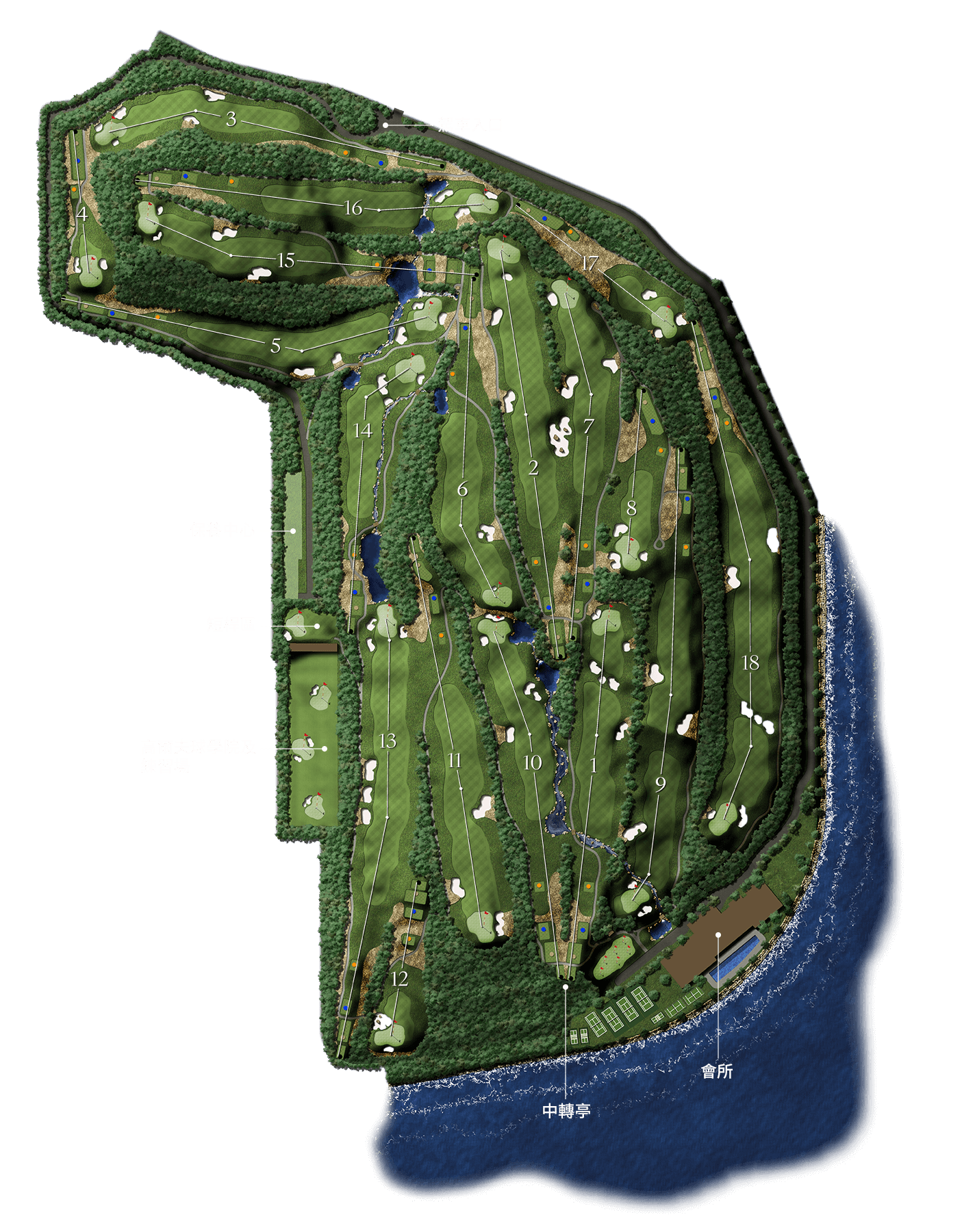 golf map